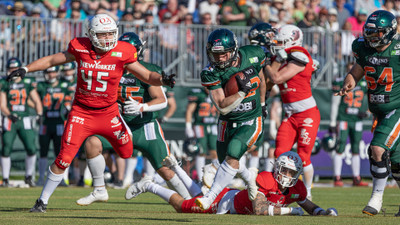 Lorenz Rotermund und die Canes 2024 gegen die Lions