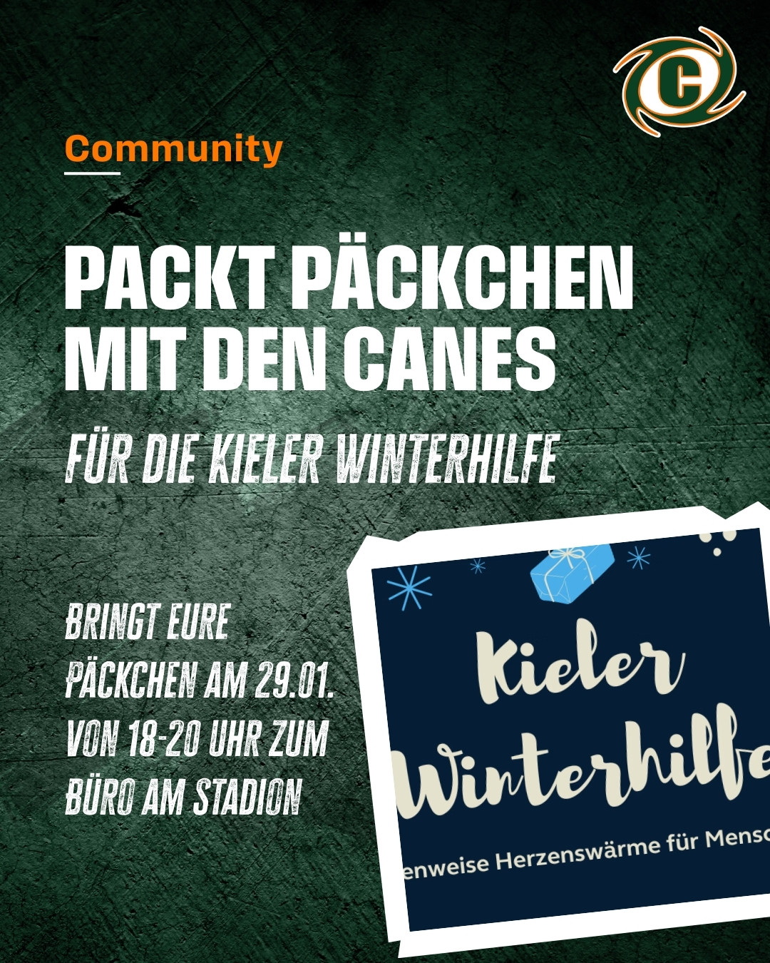 Päckchen für Kieler Winterhilfe