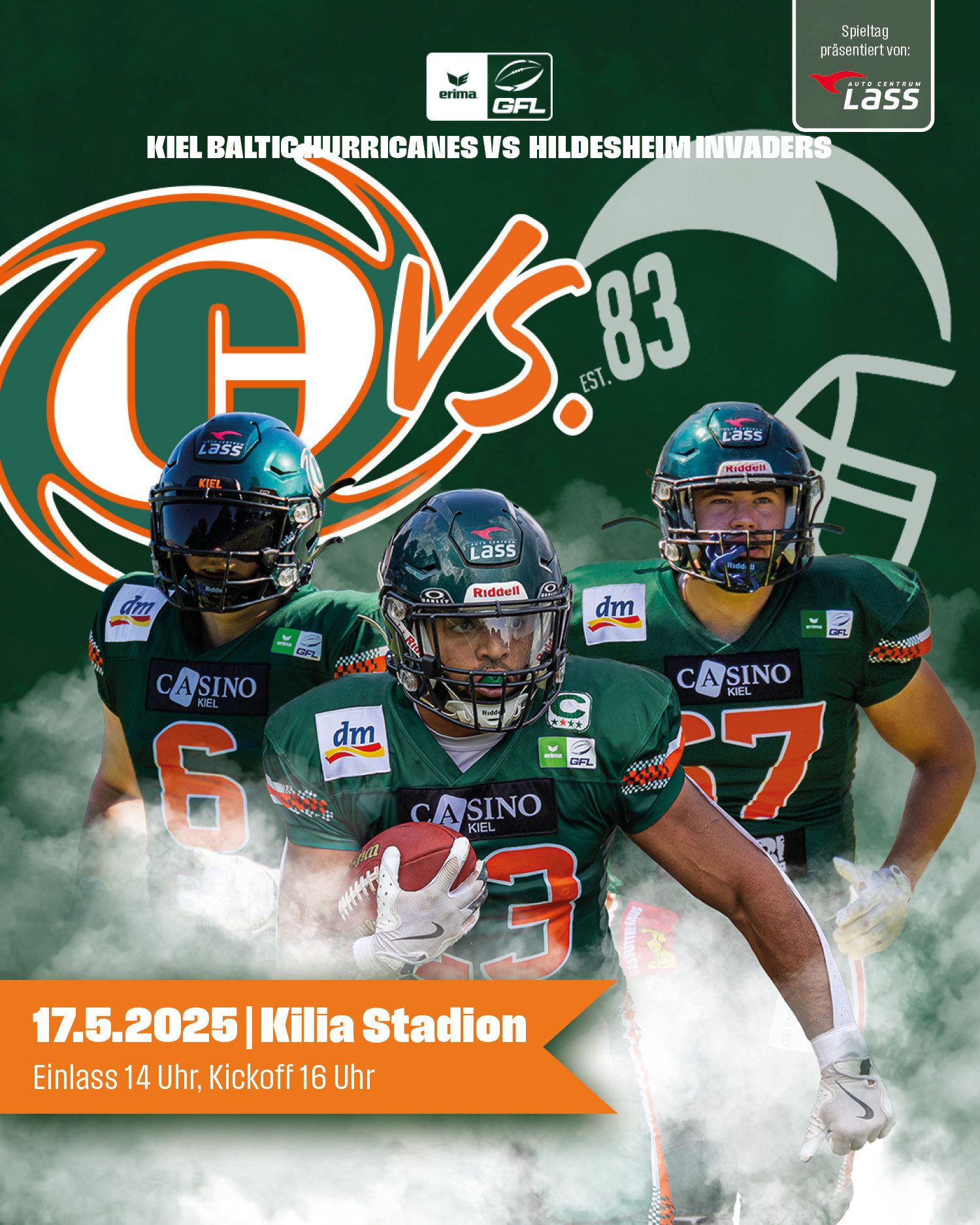 Kampf um 2. Sieg bei Lass Gameday
