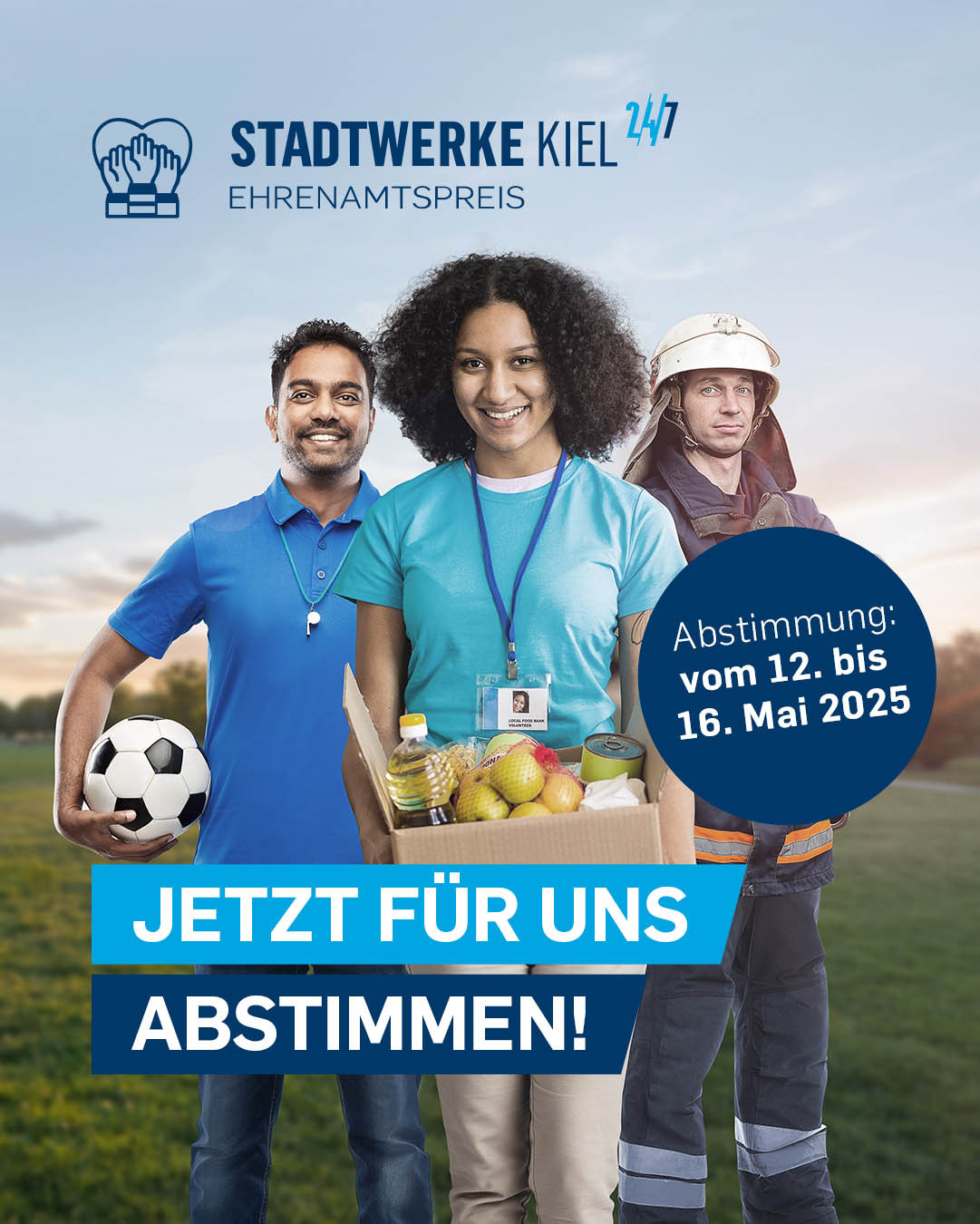 Abstimmung zum Ehrenamtspreis