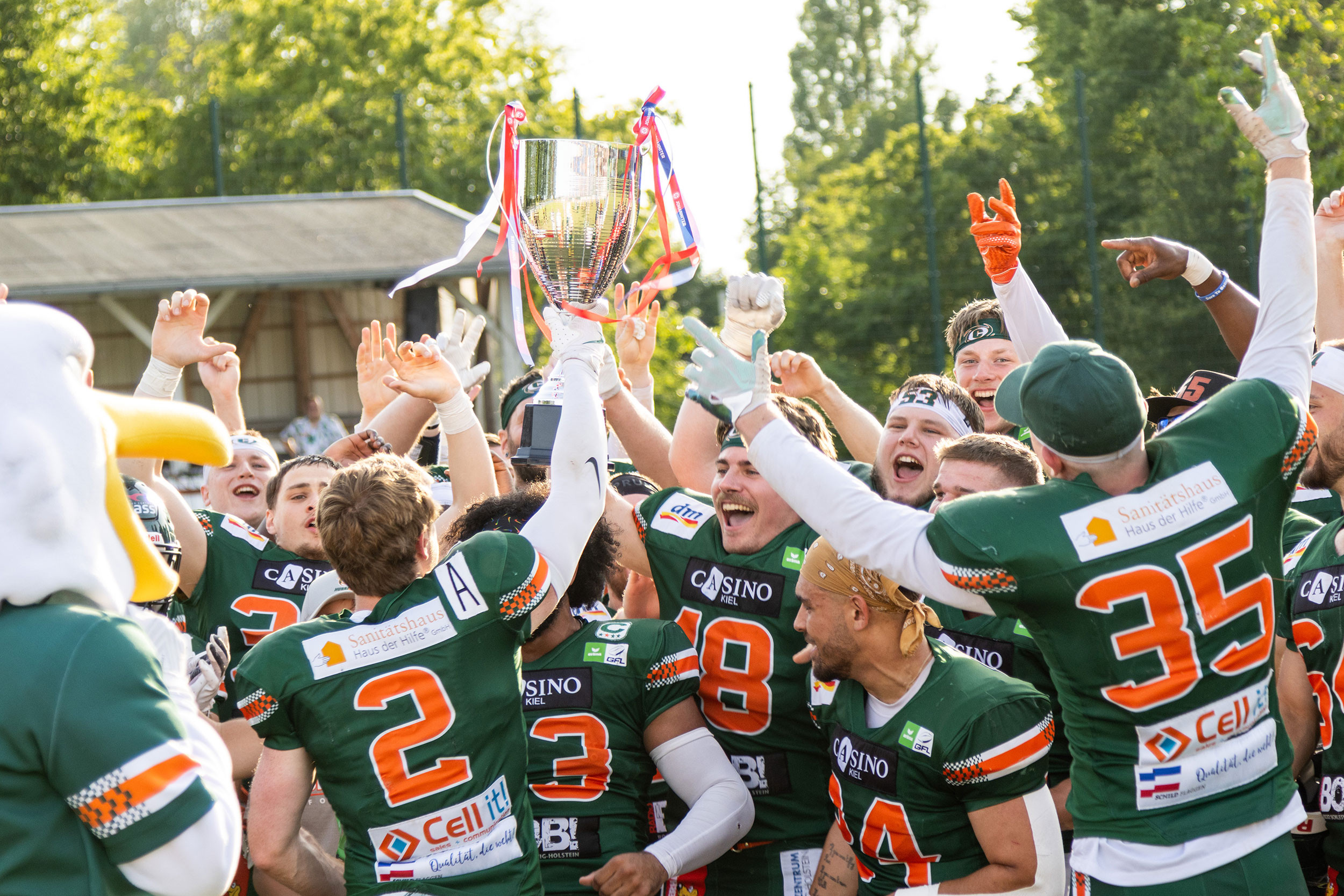 Kiel gewinnt Hurricanes Bowl