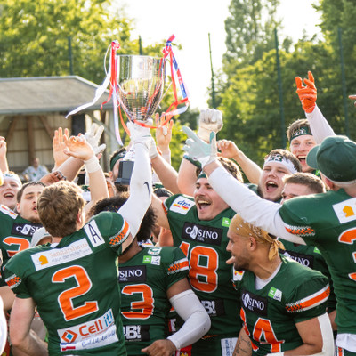 Jubel nach dem Sieg im Hurricanes Bowl