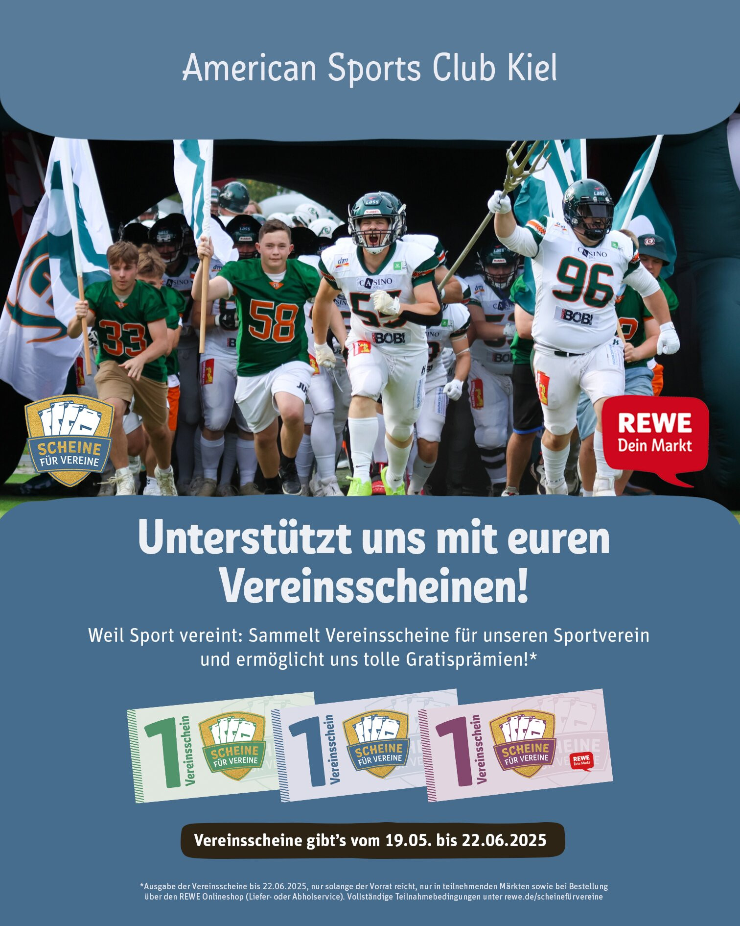 Scheine für Vereine Aktion