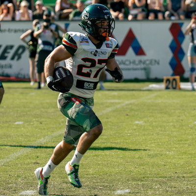 Malte Karlitschek nach seiner Interception