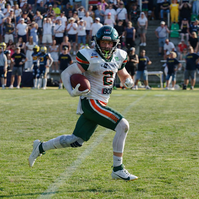 Chandler Smith läuft zum First Down