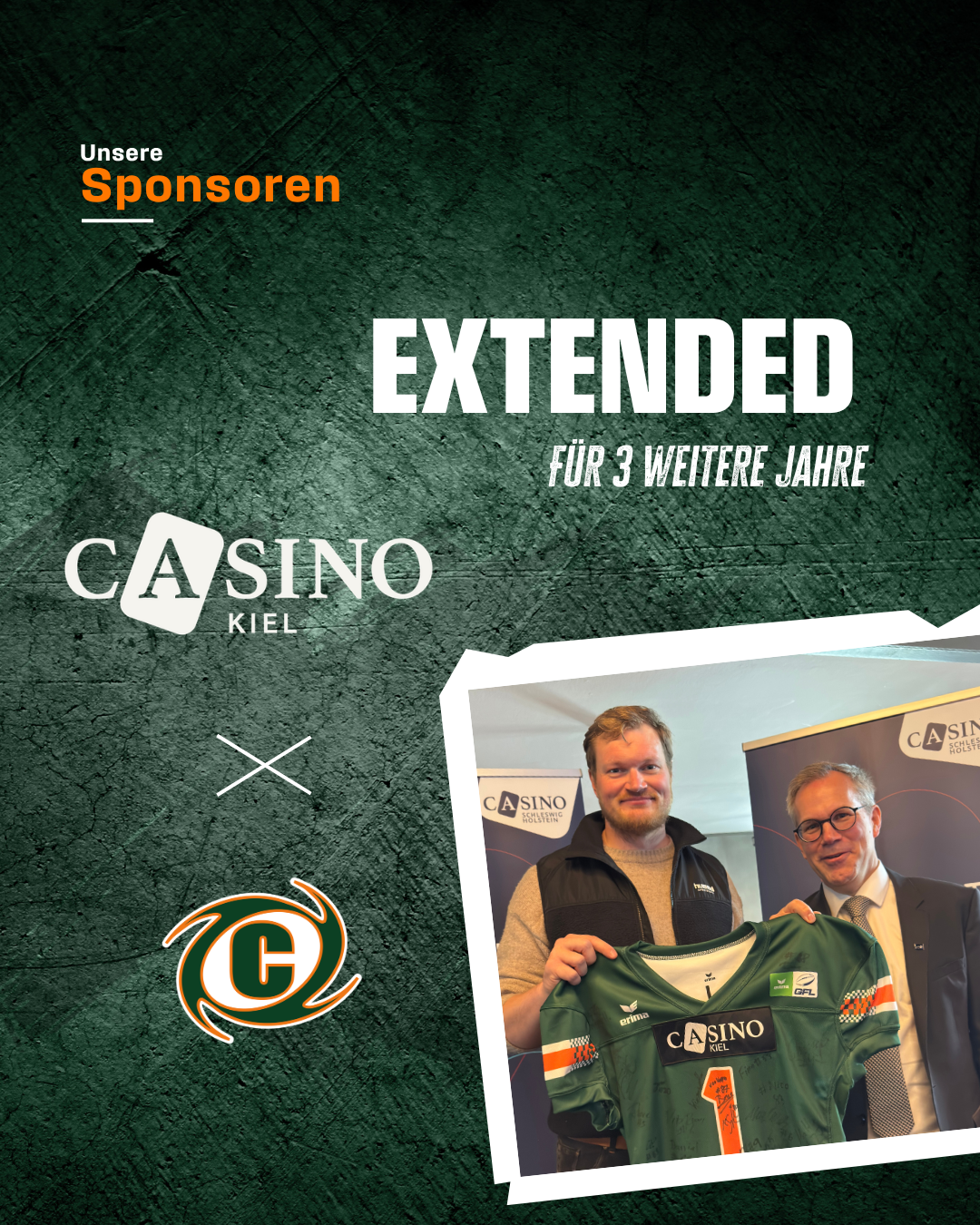 „Casino Kiel baut seine Partnerschaft bei den Baltic Hurricanes aus“