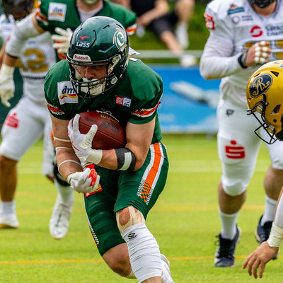 Michel Peschel fing Pässe für rund 90 Yards