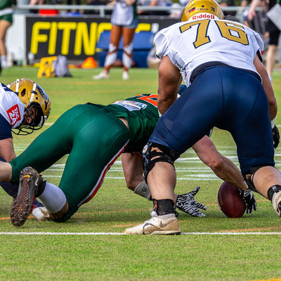 Sören Haß erobert den von ihm forcierten Fumble