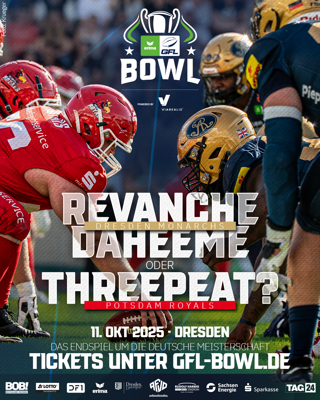 Potsdam und Dresden im GFL Bowl