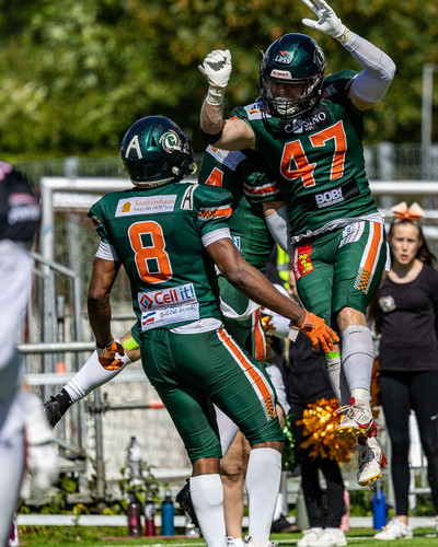 Thiago Lessow nach seiner Interception